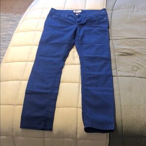 Blue Skinny Pants